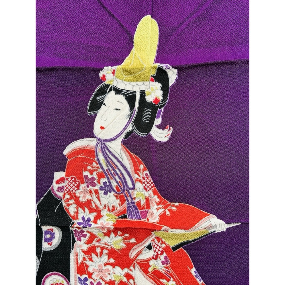 Ichikoshi Chirimen & Furoshiki Fujimiyabi Japanese Scarves Elegant Lot of 3 - Picture 10 of 14